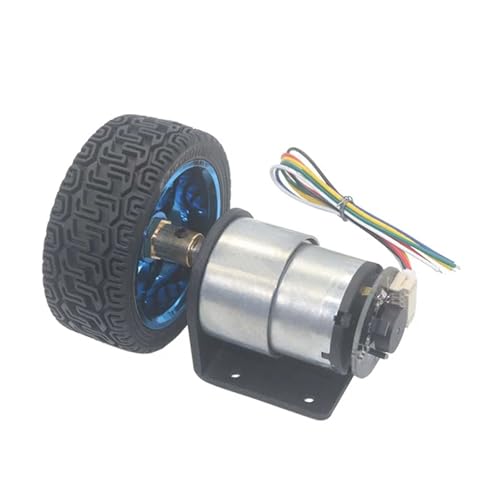 Moteur JGB37-520 DC 12V 530RPM avec encodeur rotatif et support