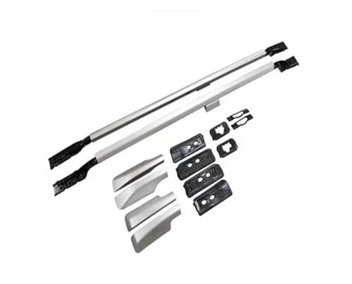 Barres de toit Toyota Land Cruiser LC300 galerie de portage aluminium argent 2022-2026