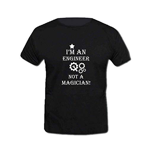 Designer UnicornI am an Engineer not a Magician Printed Poly Cotton Unisex tee