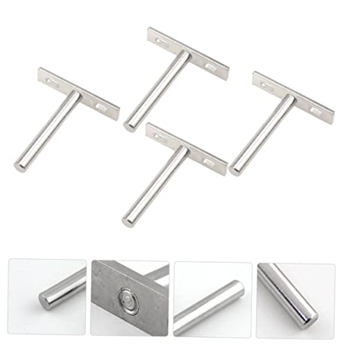 Outanaya 4 Pcs Suporte Invisível Suporte De Prateleira Escondido Prateleira Para Armário Prateleira