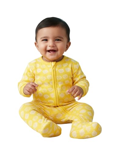 Image of The Mom Store Baby Zipper Romper For Boys And Girls | Cotton | Soft And Comfortable Infant Bodysuit | Trendy Stylish Sleepsuit Nightsuit For Newborn Baby | Printed | Unisex Sleep Wear