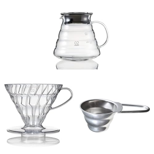 yZbgzHARIO(nI) V60OXT[o[600NA 600ml 2-5tp dqW { XGSR-60-TB + V60 ߃hbp[ 02 NA 1-4tp R[q[ nhhbv { VDR-02-T + V60 