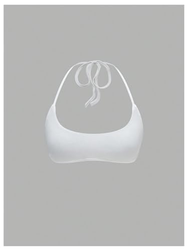 Women's 3 Packs Basic Backless Halter Top Slim Fit Micro Crop Camisole Tops3