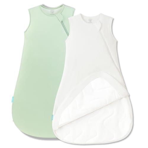 Image of PurComfy Supersoft Sleep Sack 1.0 TOG, Premium Bamboo Viscose Baby Sleeping Bag 2-Way Zipper Sleep Sack Baby Wearable Blanket