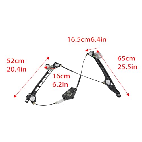 Right O/S Driver Side Front Electric Window Regulator Compatible with Audi TT MK2 2006-2015 Without Motor UK - Image 7