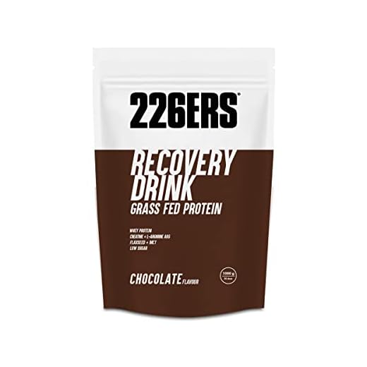 226ERS Recovery Drink, Recuperador Muscular con Proteína, Creatina, Hidratos de Carbono, Triglicéridos y L-Arginina, Chocolate - 1000 gr