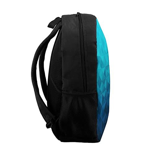 Sac à dos enfants imperméable bleu 17 pouces imprimé 3D - 3