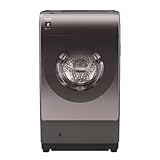 シャープ ドラム式 洗濯乾燥機 洗濯12kg 乾燥6kg 幅59.6cm ハイブリッド乾燥NEXT 洗剤自動投入 乾燥フィルター自動掃除 ES-X12C-TL 左開き リッチブラウン