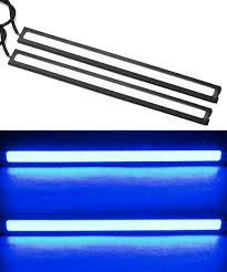 Autofasters Ice Blue Waterproof COB Car Led Fog Light 12V DRL Daytime Running Lamp