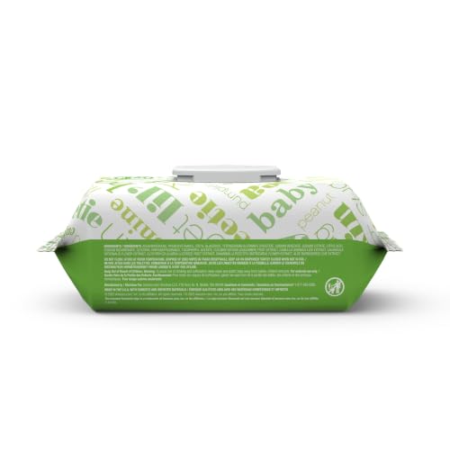 Image of Amazon Elements Baby Wipes, Fresh Scent, Flip-Top Packs, Alcohol-Free, With Cucumber and Aloe, 270 Count, 6 Packs of 90