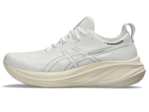 Image of ASICS Mens Gel-Nimbus 26 White /White Running Shoe - 11 UK (1011B794.101)