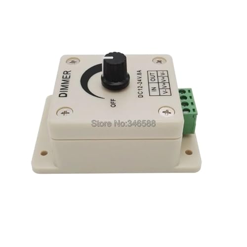 Interruptor atenuador perilla 24V DC para tiras LED en muebles de cocina y luz ambiental de salón 3