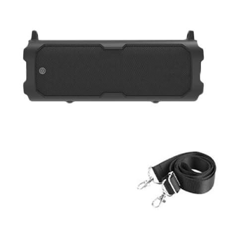 for Xiaomi Sound Party �X�s�[�J�[�P�[�X Bluetooth�X�s�[�J�[�p�V���R���P�[�X�J�o�[ ���s�p �g���x���L�������O�ی�P�[�X �V�����_�[�X�g���b�v�t�� �����^�ѕ֗� (�u���b�N) [���s�A���i]