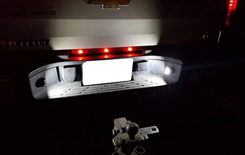 image for iJDMTOY Red Lens 3-Lamp Truck Rear Tailgate or Trailer LED Light Bar C