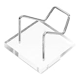 ANDRESLAD Soporte Acrílico Transparente para Minerales Pequeños, Base Estable para Exhibición de Piedras y Cristales, Caballete Pequeño Adecuado para Coleccionables y Vitrinas de Gemas