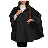 manteau cape noir homme Matériau : mélange de fibres respirantes pour plus de confort