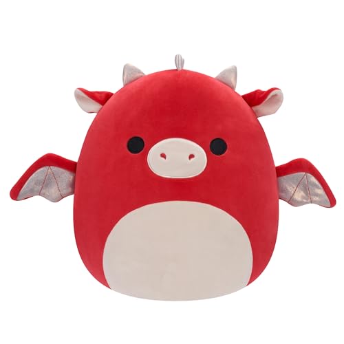 Squishmallows FlipAMallows doudou réversible dragon peluche moelleuse 30 cm