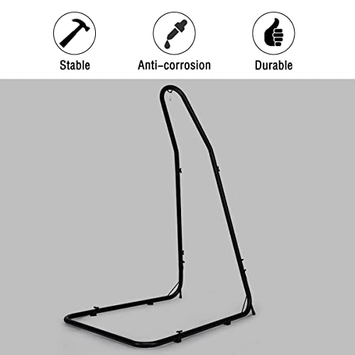 Walnut Adjustable Hammock Chair Stand For Hammocks Swings & Hanging Chairs Steel Frame #TOP3