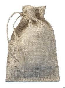 4 X 6 Burlap Bags with Drawstring - Lot of 24 by Premium Bags
