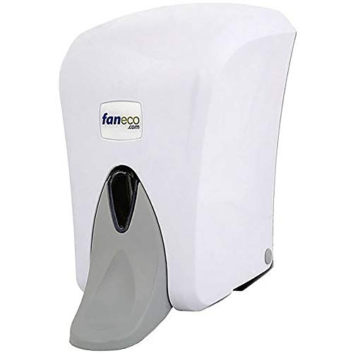 Seifenspender 1000 ml POP Serie von Faneco | Wandseifenspender | Durable Plastic ABS Spender für Flüssigseife und Lotion | Mit Kunststoffschlüssel geschlossen Cover