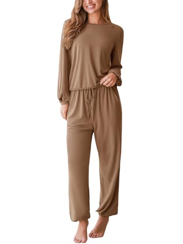 Pantalon de jogging cordon de serrage et haut manches longues pour ne plus choisir entre style et confort
