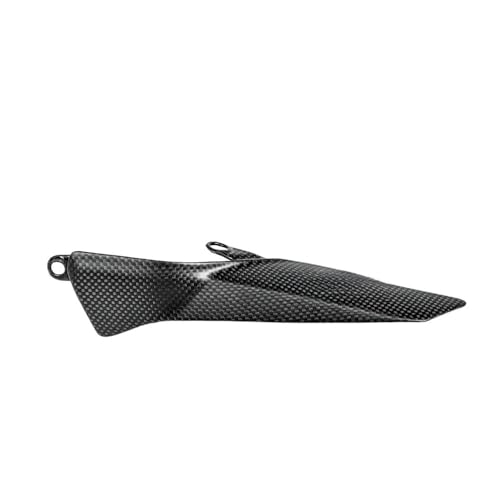 Carter de protection chaîne supérieur inférieur en fibre carbone véritable pour moto italienne