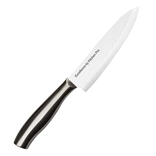Faca Cerâmica 15 cm Branca Excellence Kitchen Pro Branca