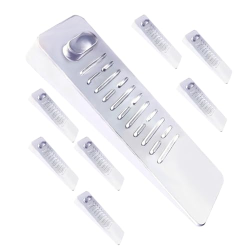NAMOARLY 8pcs Small Doorstop Furniture Levelers Table Leveling Shims Door Stop Furniture Shims Toilet Door Shims Table Shims Cabinet Shims Door Holder Wedge Shims for Leveling PVC