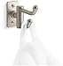 Kohler K35927-BL Castia by Studio McGee Double Hook Robe Hook Matte Black