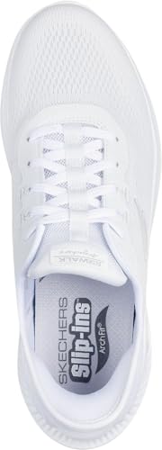 Skechers - Mens Go Walk Anywhere - Worldwide Slip On Shoes, Color White, Size: 10.5 M US2