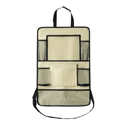 Organizer per sedile auto, organizer multifunzionale per auto, organizer per sedili posteriori, pratiche tasche in rete, borsa per auto per tazze d'acqua, giocattoli per bambini, cibo, cachi