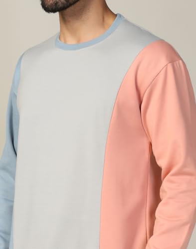Image of INKKR Men's Full Sleeve Solid Sweatshirt (280 GSM)