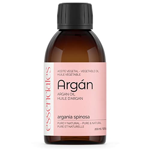 ESSENCIALES - Argan Oil of Morocco 100% Puro y Natural - 200 ml - 1ª Presión Frío