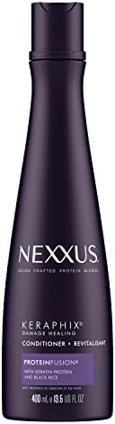 Nexxus Keraphix Conditioner for Damaged Hair Keraphix with ProteinFusion Silicone-Free With Keratin Protein and Black Rice 13.5 oz