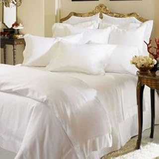 Giza 45 - Sateen by Sferra - Full/Queen Flat Sheet 96x114...