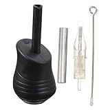 TOYZFRIENDY Silikon Tattoo Griff mit Rutschfester Oberfläche Ergonomisch Geformt für Langes...