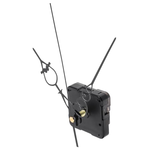 SOPOTUTU 静音設計 長軸クォーツ時計ムーブメント 電池式交換用 掛け時計機構 修理部品キット 用 スリッシュ