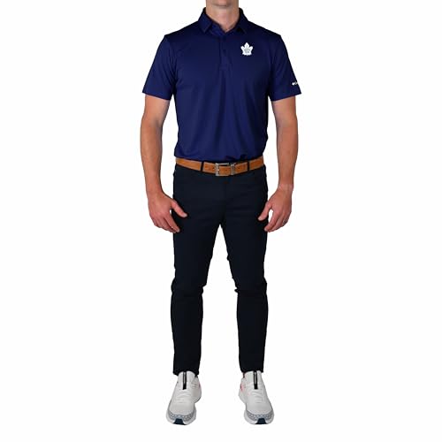 Columbia Toronto Maple Leafs Golf Men's Casual Lightweight Drive Polo Navy
