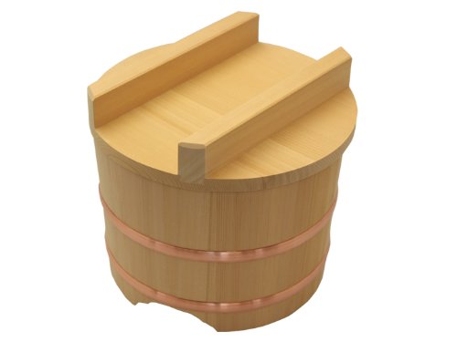 Amazon｜【志水木材産業】木曽の桶屋 木曽さわらのおひつ（のせ蓋）7寸
