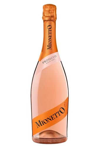 Mionetto Prosecco Rosé D.O.C. Millesimato (1 x 0,75 l)– Italienischer Schaumwein aus Glera und Pinot Noir, fruchtig mit Noten von roten Früchten und Pampelmuse, vegan