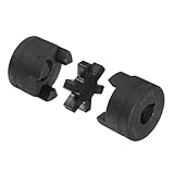 QUARKZMAN 3/4 bis 7/8 L095 Flexibles 3-teiliges L-Jaw Kupplung Kupplungsset & Buna-N NBR Gummispider für Holzspalter Hybridgeräte