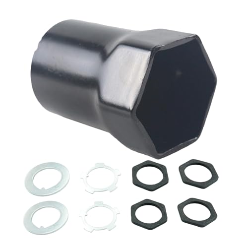 Image of 6 Point 54mm Wheel Bearing Hex Locknut Socket Kit for Toyota FJ LN RN 1 /2 Inch Drive Axle Hub Nut Socket for Landcruiser, Hilux 4x4, N-issan Patrol