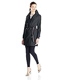 Tommy Hilfiger Women's Double-Breasted Trench Coat, Nautical Blue, X-Small