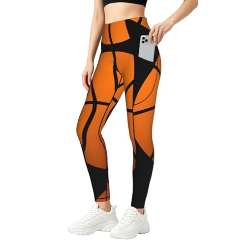 Leggings para correr con bolsillos y estampado deportivo original