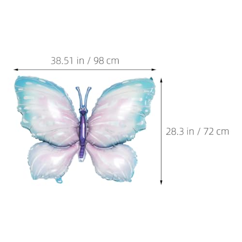 VOSAREA Balões De Borboleta De 38 Polegadas Balões Metalizados De Borboleta Decoração De Chá De Para