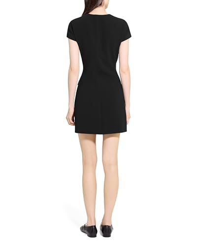 Image of Theory Women's Tailor Zip Mini Dress