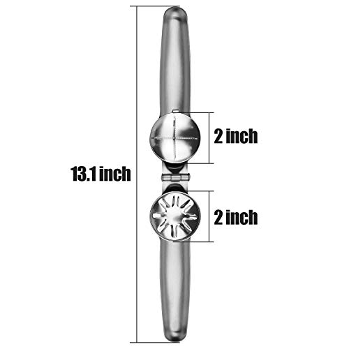 Anwenk Nutcracker Chestnut Clip Peeler Nut cracker Pecan Walnut Plier Opener 304 Stainless Steel Kitchen Tools with 2 Picks - Image 6