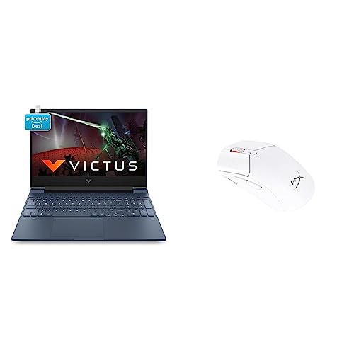 HP Victus Gaming Laptop 12th Gen Intel Core i5-12450H 15.6 inch(39.6 cm) FHD IPS Gaming Laptop & HyperX Pulsefire Haste 2 WHT Wireless