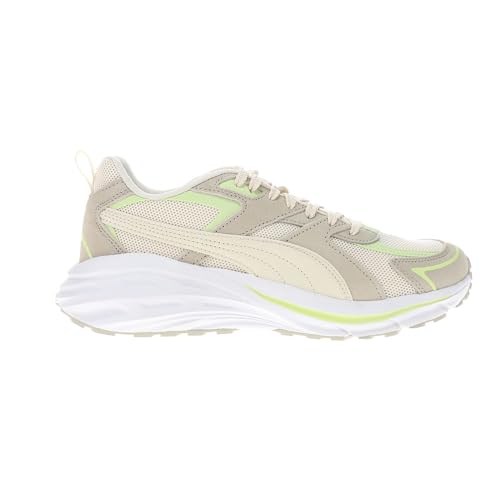 PUMA Womens Hypnotic Ls Lace Up Sneakers Shoes Casual - Green, Off White