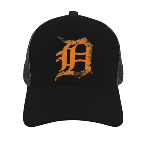 Detroit Mesh Baseball Cap - Classic Adjustable Peaked Cap, Trucker Hat for Men and Women2